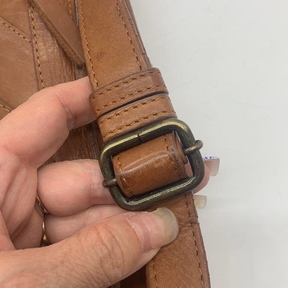Lucky Brand Brown Leather Crossbody Bag MCB6840K - Picture 12 of 16